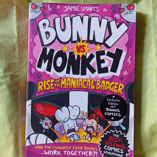 Bunny vs Monkey: Rise of the Maniacal Badger comic book used, English
