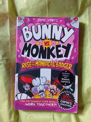 Bunny vs Monkey: Rise of the Maniacal Badger comic book used, English