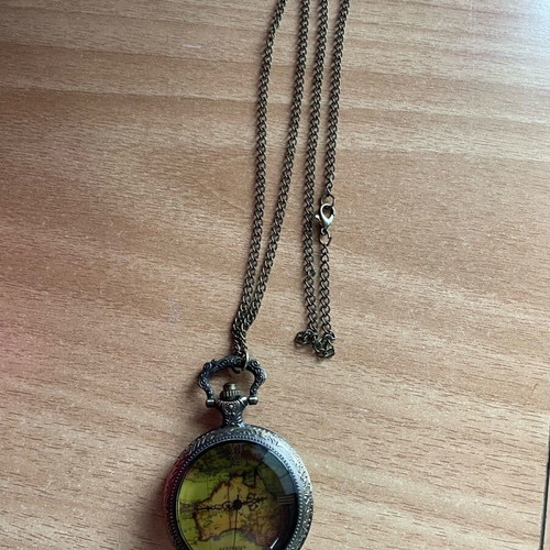 Watch necklace used, multicolored, adjustable length