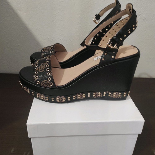 Guess Black Platform Sandals New Size 37