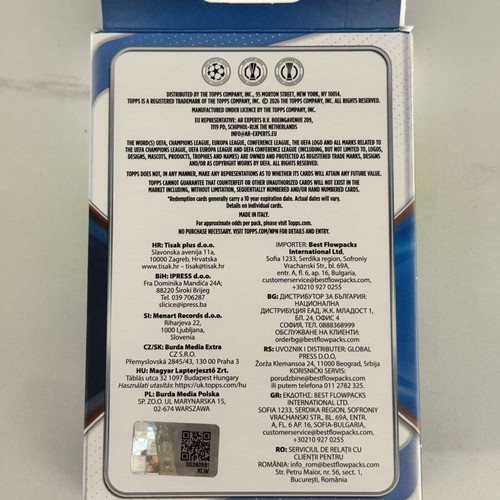 Topps UCC Hanger Box 2025/26 new