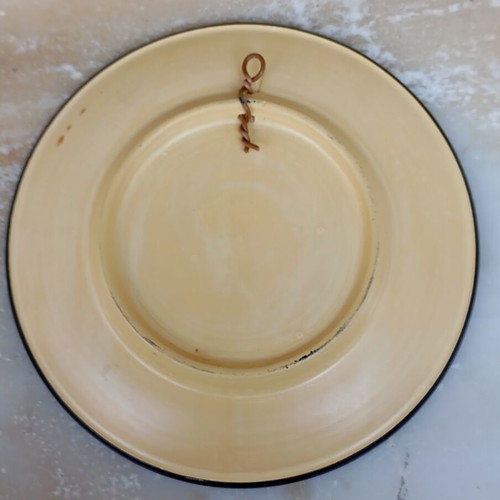 Theatro Technis plate used, diameter 16.5 cm, Epidaurus 2004