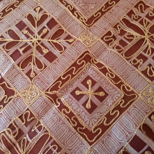 Silk Soufliou Tablecloth large 108x108 cm new