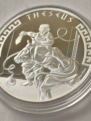 2024 Niue Theseus 1 Oz Silver Coin 2 Dollars