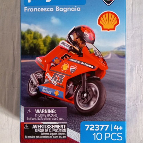 Playmobil Ducati Shell Francesco Bagnaia set 72377
