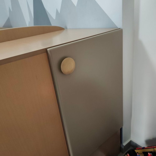 Asterias Bebe Multifunctional Bed used with mattress and drawers