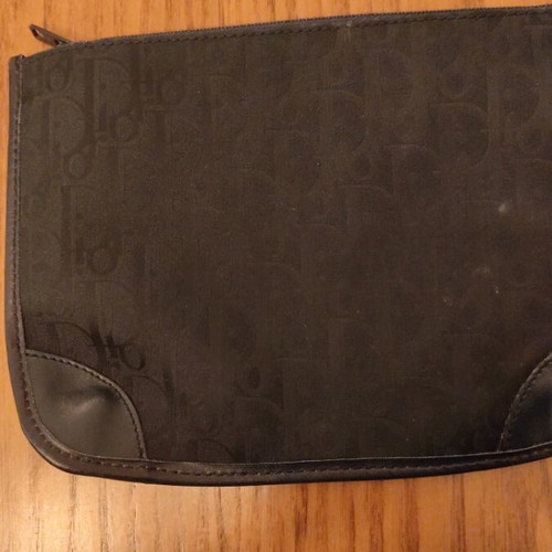 Christian Dior makeup bag like new, blue black