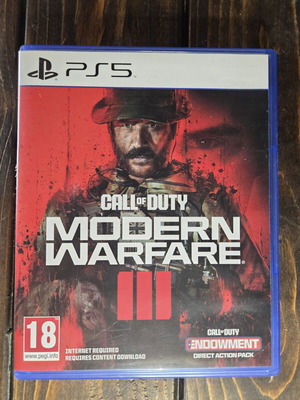 Call of Duty Modern Warfare 3 PS5 game, excellent condition