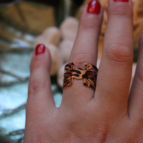 Ring leopard print new