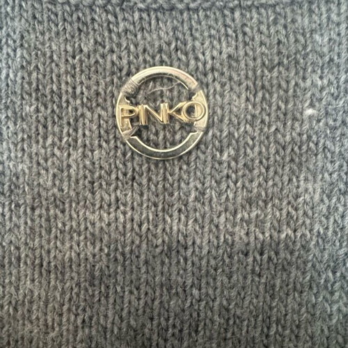 Pinko sleeveless sweater like new, gray, size S