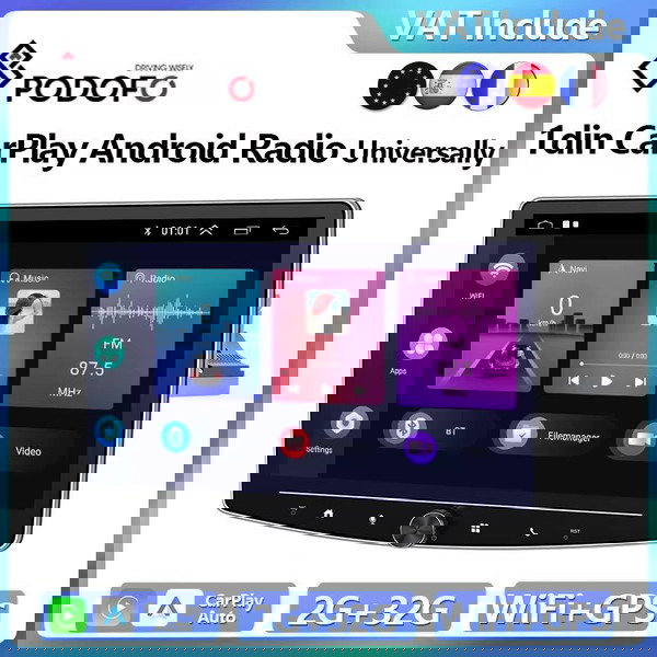 10 inch android head unit 2gb+32gb
