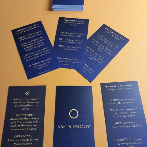 TORA EGO & ESY Card Game new for meaningful connection