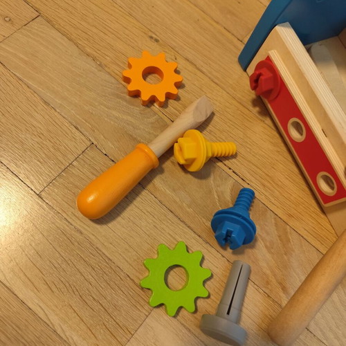 Hape Wooden Children's Tool Set like new