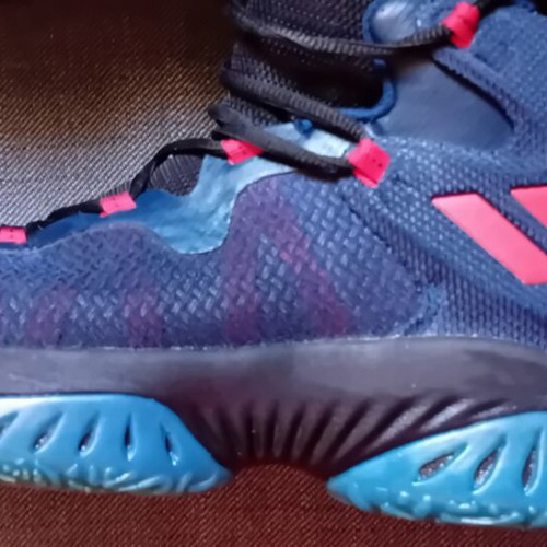 Adidas Performance Explosive Bounce Athletic Shoes size 44 used, blue and red