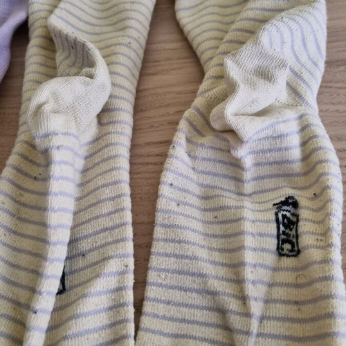 Bic colorful socks used, pack of 3 pairs