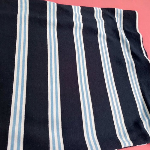 Stradivarius skirt like new, striped blue with white and light blue details, size M