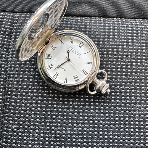 Vintage watch in excellent condition, authentic, silver