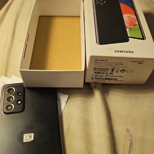 Samsung Galaxy A52s 5G 128GB used, black, dual SIM