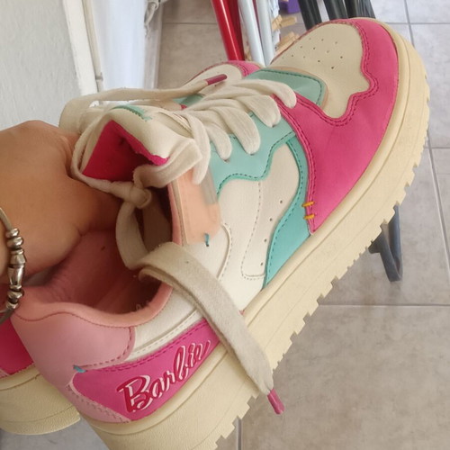 Barbie sneakers size 36 like new for girls