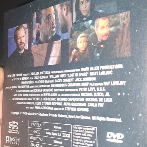 Lost in Space DVD like new, science fiction with subtitles