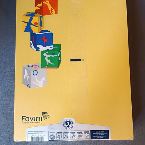 Favini A4 Printing Paper 160gr/m² 250 Sheets Yellow New