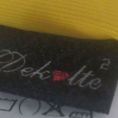 Evening dress like new with black sequins and yellow fabric