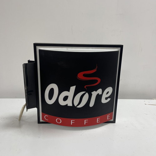Illuminated wall sign used, 45x45cm