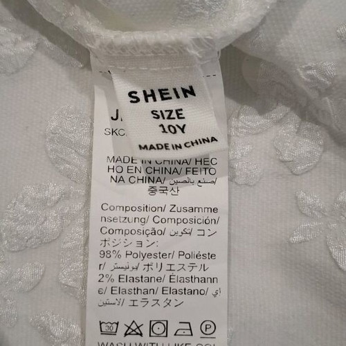 Shein Dressy Blouse 10 Years Like New White
