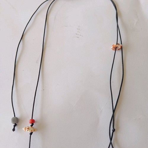 Handmade necklaces like new, set of 3, with shells and coral