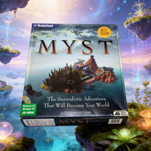 Myst PC Big Box περιπέτεια μεταχειρισμένο, πολύ καλή κατάσταση