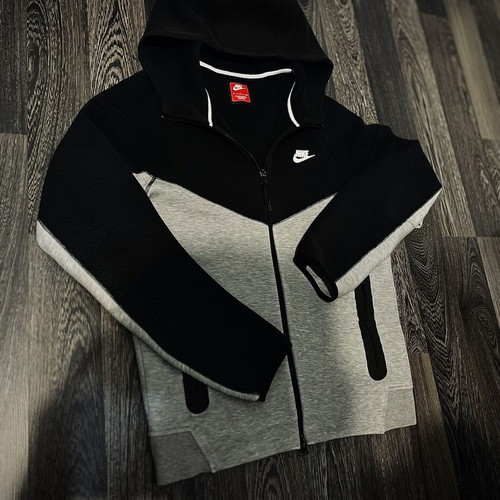 Nike Tech Fleece hoodie black and grey like new