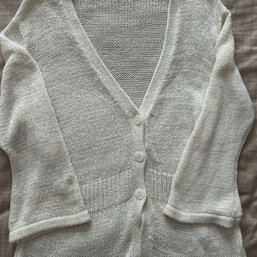Marks & Spencer knitted cardigan white like new, size M