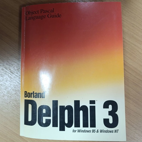 Borland Delphi 3 book used, Greek