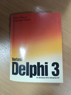 Borland Delphi 3 book used, Greek