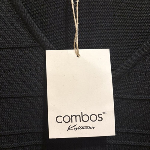 Combos Knitwear dress new, black, size large