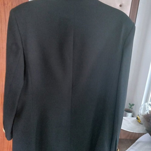 Women's black jacket used with lace and gold details size 54