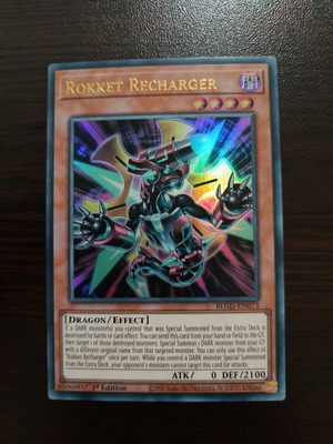 Yu-Gi-Oh Rokket Recharger ultra rare card like new