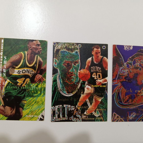 NBA Fleer 1995-96 basketball card lot 100+ with Michael Jordan Total D and inserts