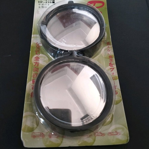 Wide-angle convex rearview mirrors set of 2, new