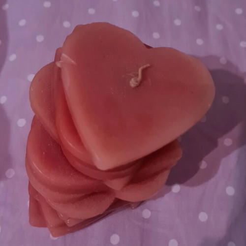 Heart-shaped candle new