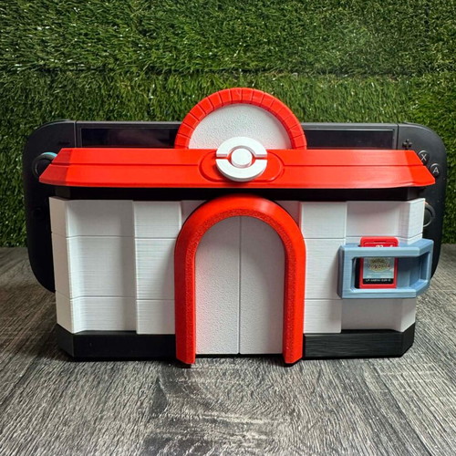 3D Printed Dock Stand for Nintendo Switch 2 with Cartridge Holder and Decorative Design made to order