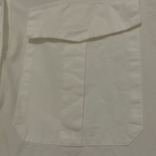 White cotton Zara oversized shirt new, size S