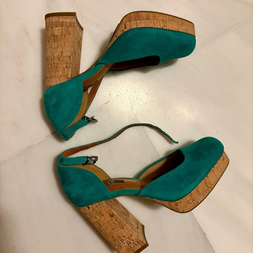 Marks & Spencer women's green shoes size 38 new