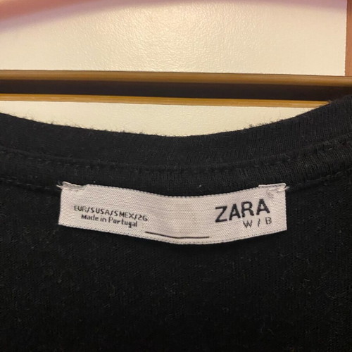 Zara blouse black multicolor, like new, size S