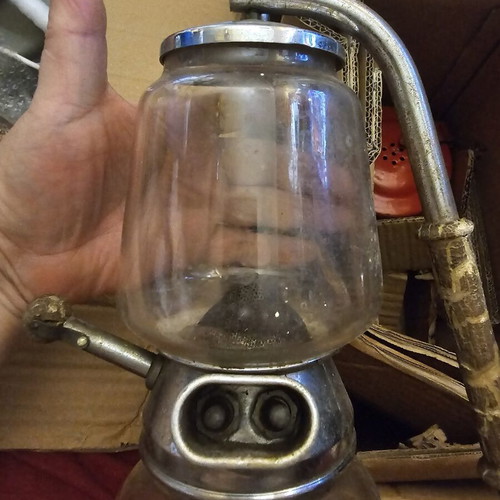Vintage Art Deco Coffee Maker used, interwar period