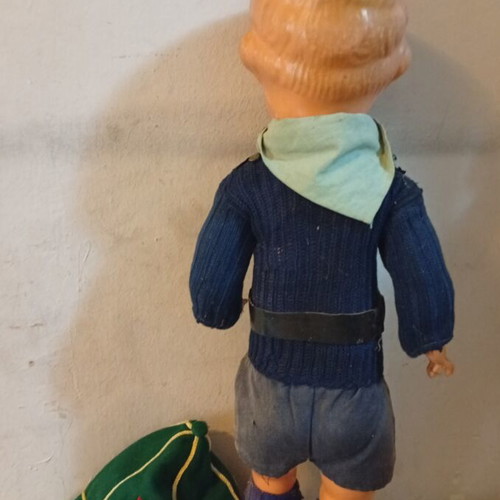 Scouting commemorative doll from 1970s