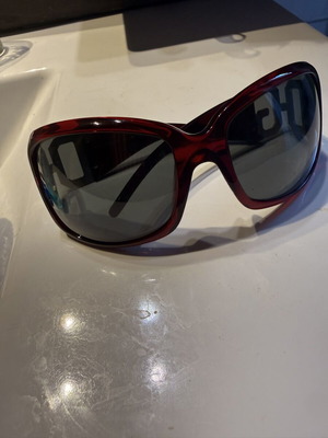 Dolce & Gabbana vintage sunglasses, oversized burgundy frame