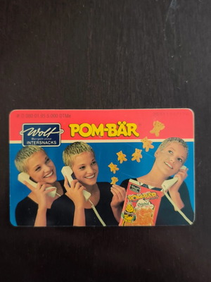 German phone card used, 5,000 copies