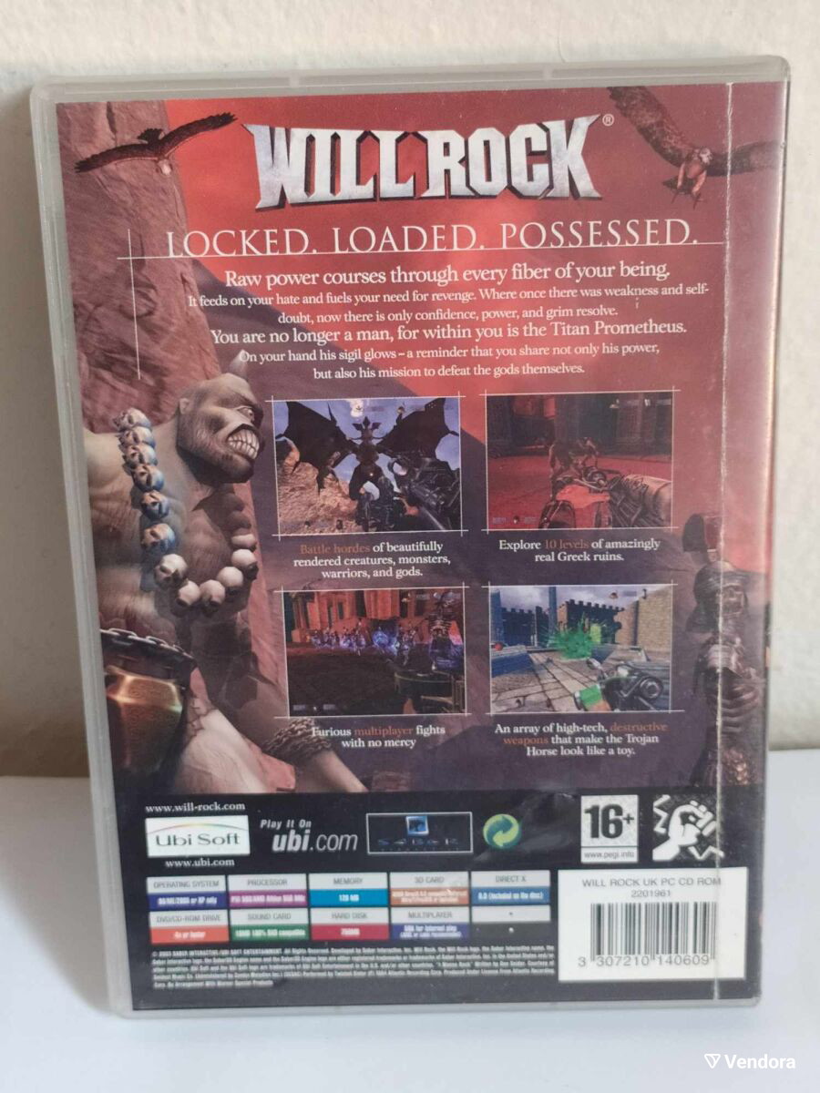 Will Rock (PC, 2003) Locked Loaded… - € 12,00 - Vendora