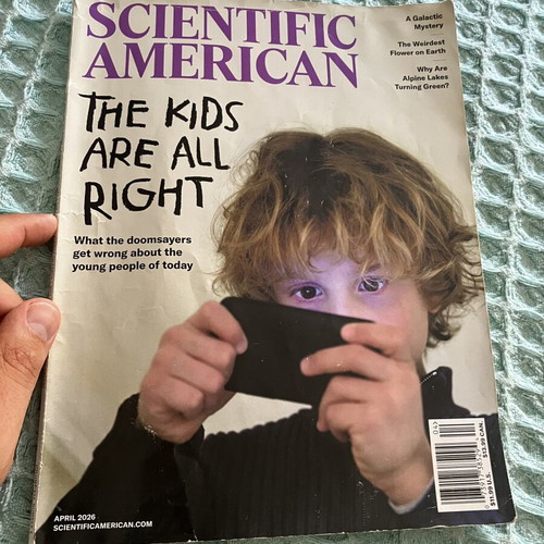 Scientific American April 2026 magazine like new